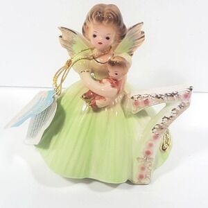 Vintage Josef Originals Age 7 Birthday Girl Angel Figure 4 1/4" Tall